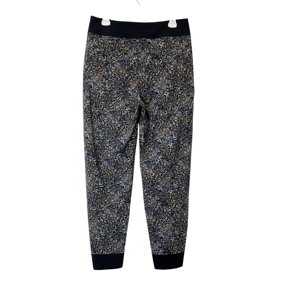 NEW Athleta Trekkie North Joggers Women's Size‎ 10 Tall Black Pattern Pants - Picture 2 of 9
